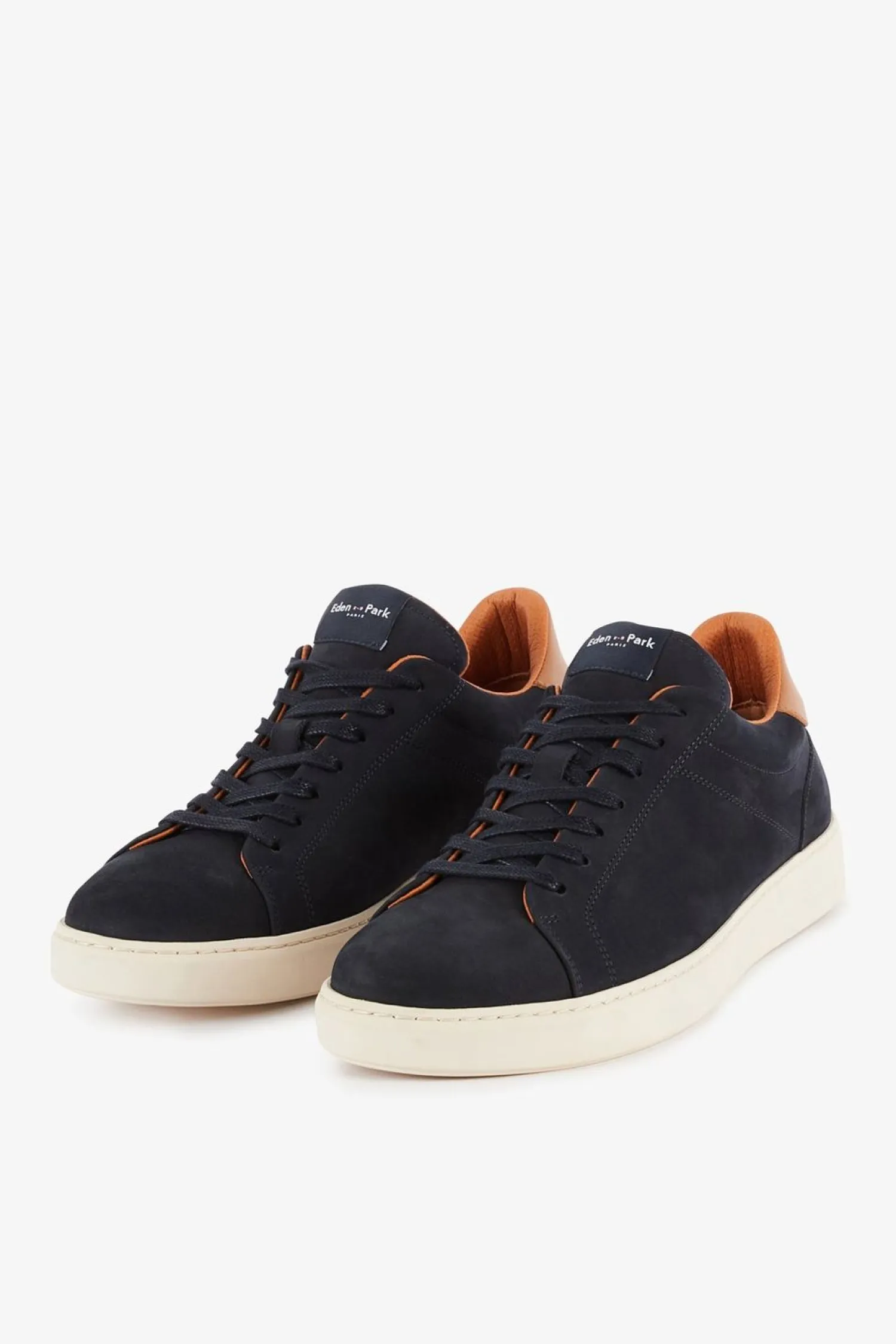 Hot Baskets Bleu Marine En Cuir Homme Sneakers