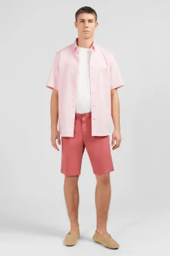 Beruda Brique Uni Homme Shorts Et Bermudas