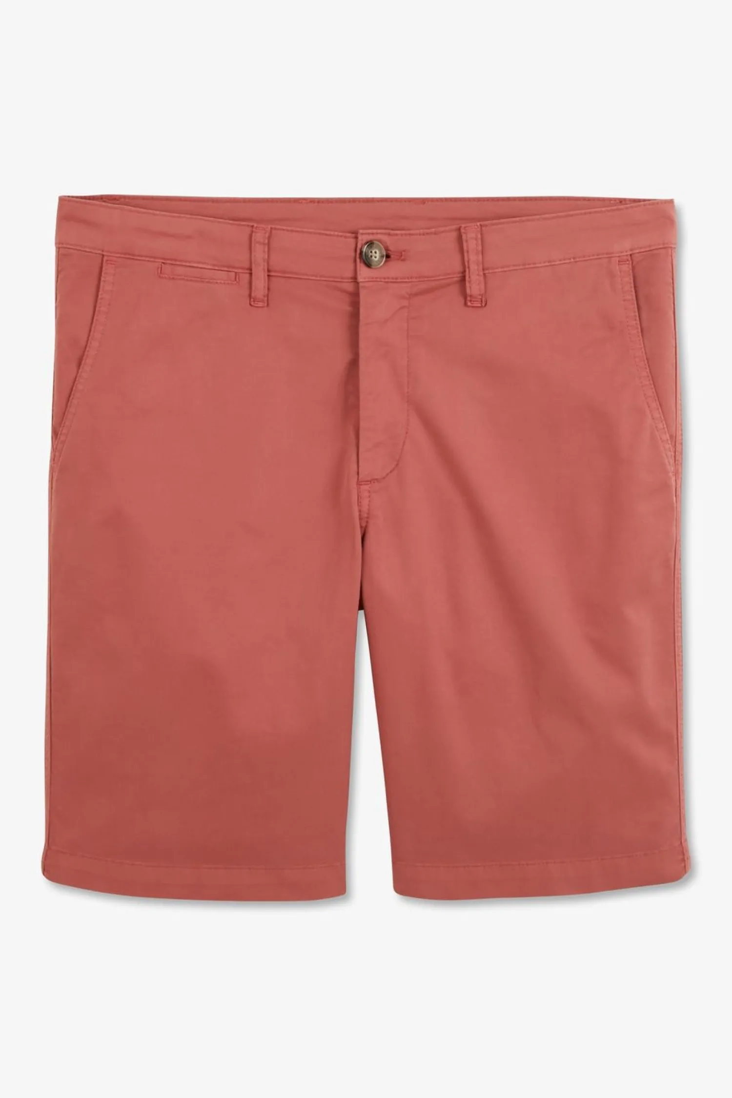 Beruda Brique Uni Homme Shorts Et Bermudas