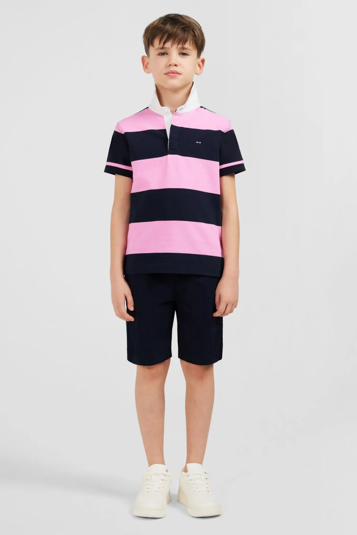 Best Bermuda Chino Marine En Coton Stretch Enfant Enfant