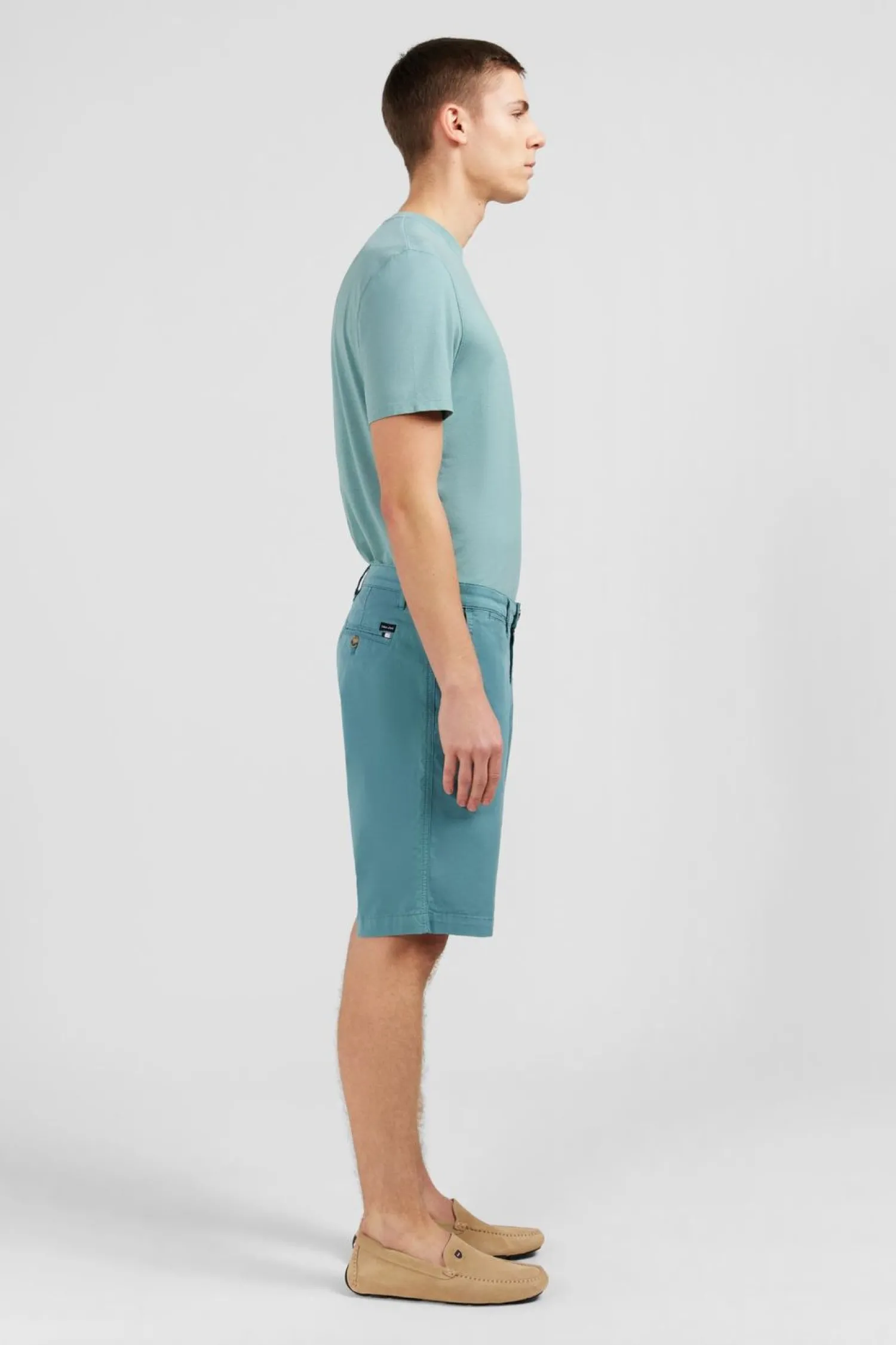 Online Beruda Vert Uni Homme Shorts Et Bermudas