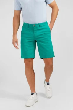 Outlet Beruda Vert Uni Homme Shorts Et Bermudas