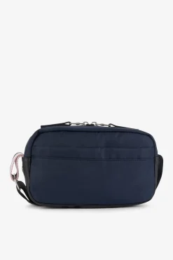 New Besace Bleu Marine Avec Effet Cuir Graine Homme Sacoches