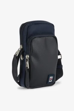 Best Besace Bleu Marine Avec Effet Cuir Graine Homme Sacoches