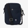 Outlet Besace Rectangulaire Bleu Fonce Homme Sacoches
