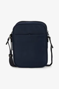 Outlet Besace Rectangulaire Bleu Fonce Homme Sacoches