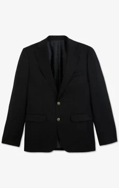 Blazer Noir 100 % Laine Homme Blazers Et Costumes