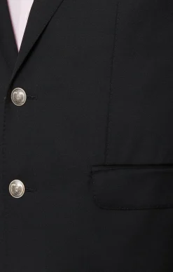 Blazer Noir 100 % Laine Homme Blazers Et Costumes
