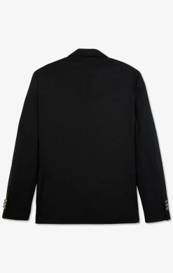 Discount Blazer Noir Slim Fit 100 % Laine Homme Blazers Et Costumes