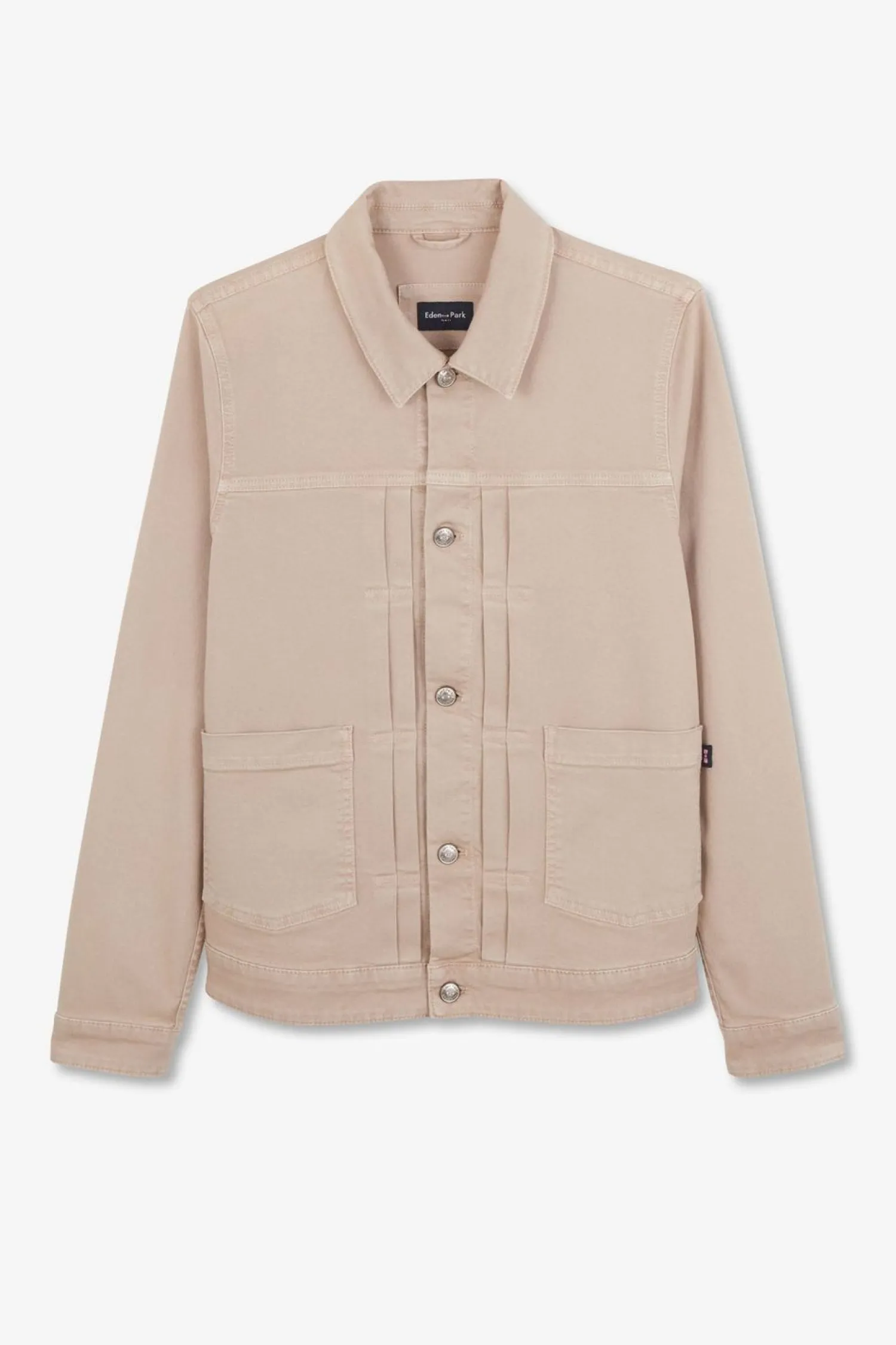 New Bouon Beige Uni Homme Manteaux Et Vestes