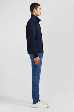 Hot Bouon Beu Fonce Rebourre Homme Manteaux Et Vestes
