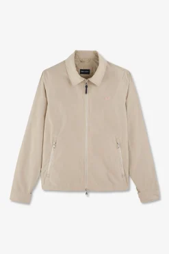 New Bouon Zippe A Co Caique Beige Homme Manteaux Et Vestes