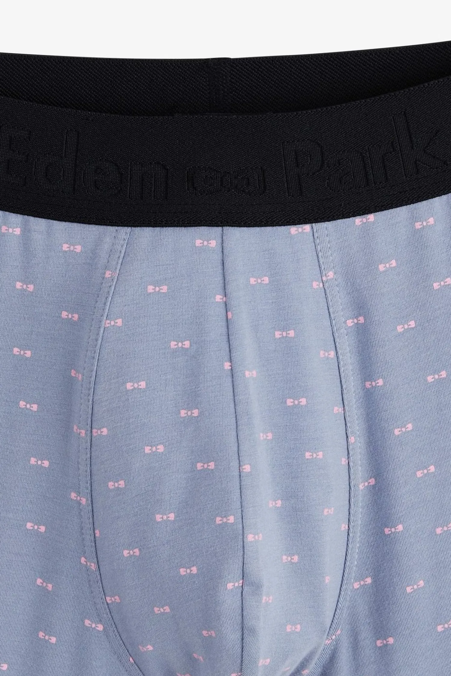 Hot Boxer A icro otif Noeud Papion Gri Et Roe En Coton tretch Homme Sous-Vêtements