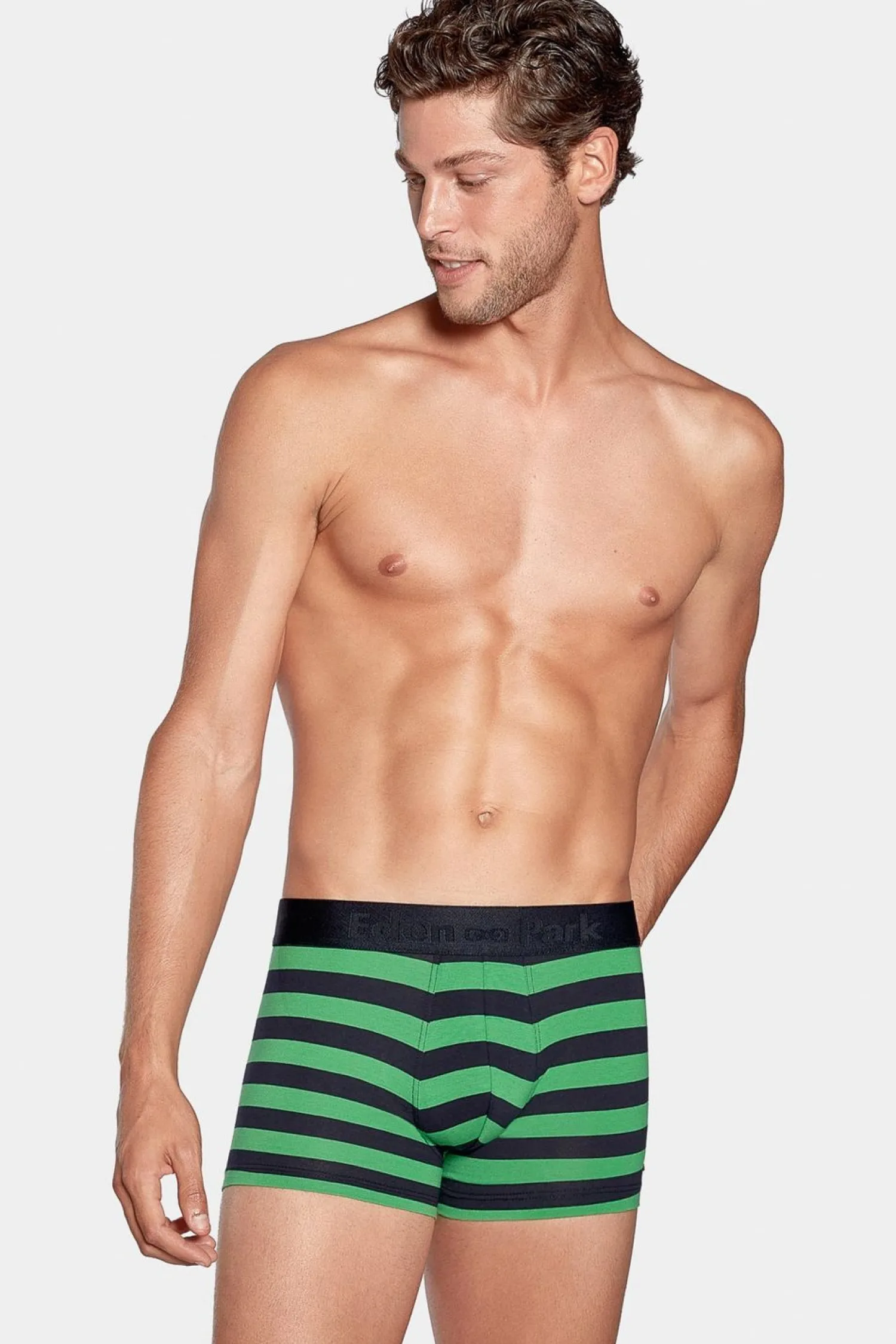 New Boxer Cerce arine Et Vert En Coton tretch Homme Sous-Vêtements