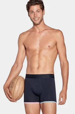 Clearance Boxer arine A Detai Contrate En Coton tretch Homme Sous-Vêtements