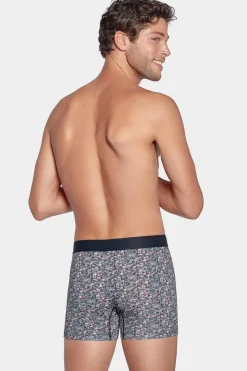 Boxer arine icro Iprie Feur En Coton tretch Homme Sous-Vêtements