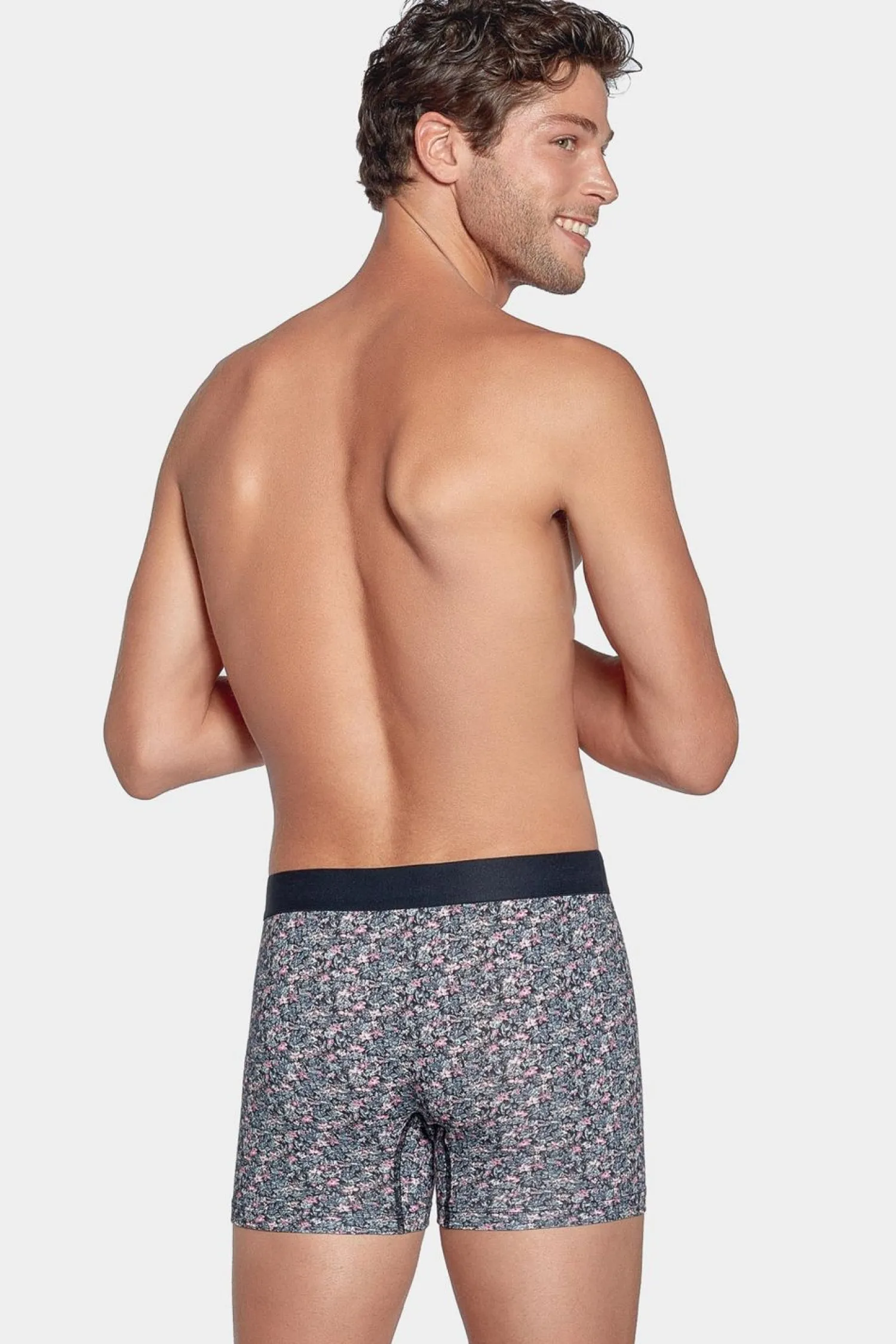 Boxer arine icro Iprie Feur En Coton tretch Homme Sous-Vêtements