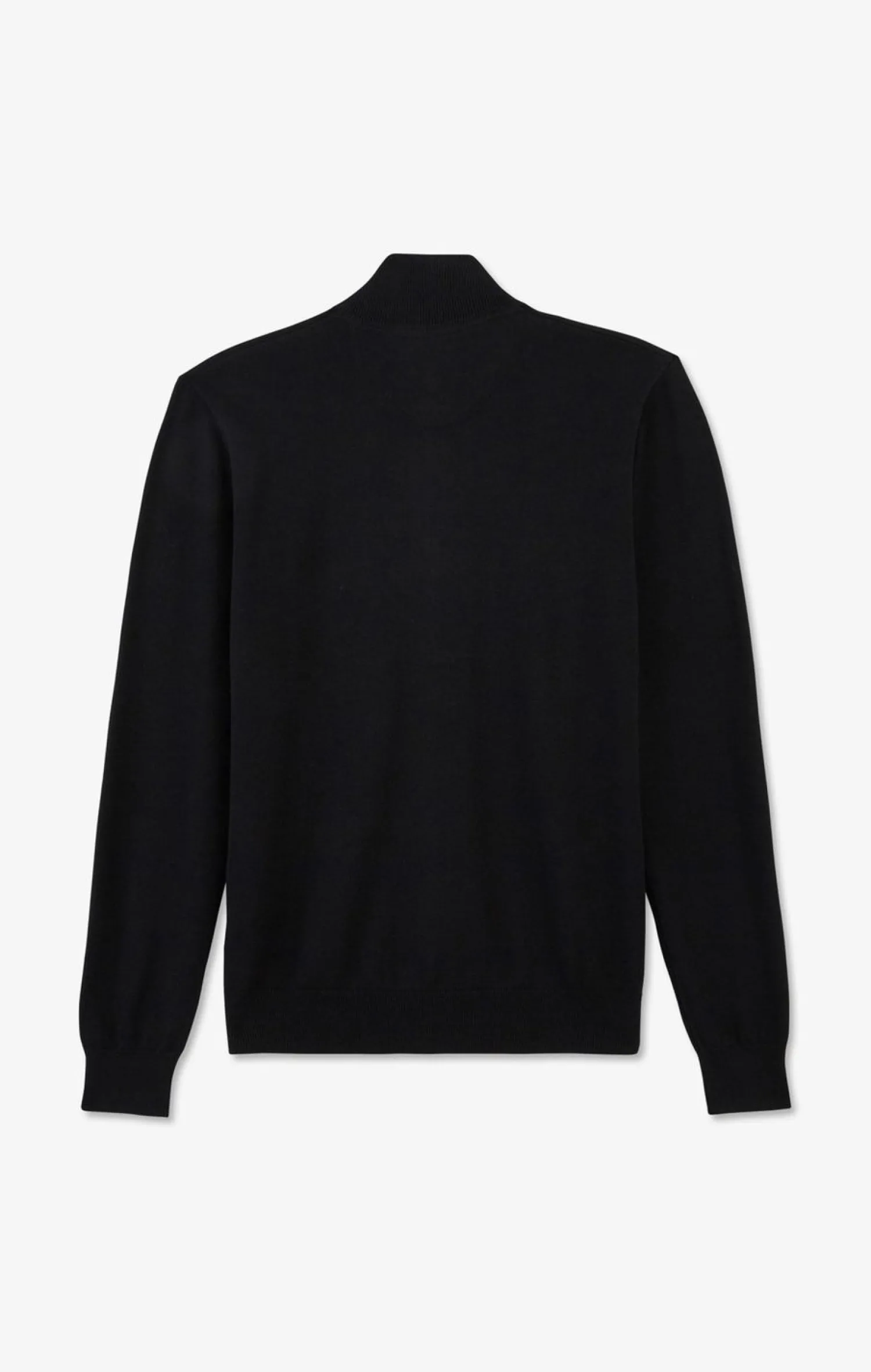 Sale Cardigan Noir Zippe En Coton Homme Cardigans