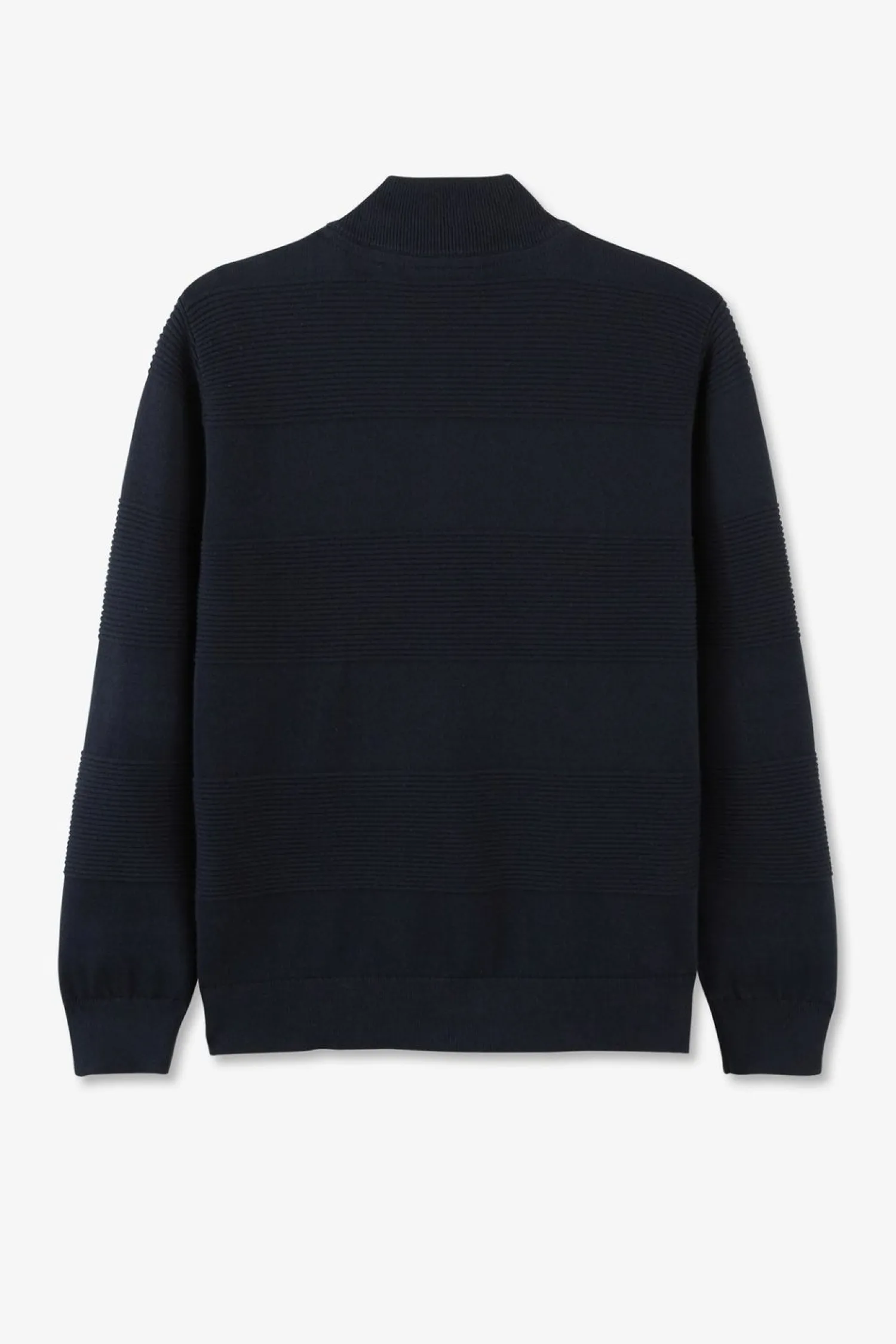 Sale Cardigan Zippe En Coton Marine A Jeux De Maille Enfant Enfant