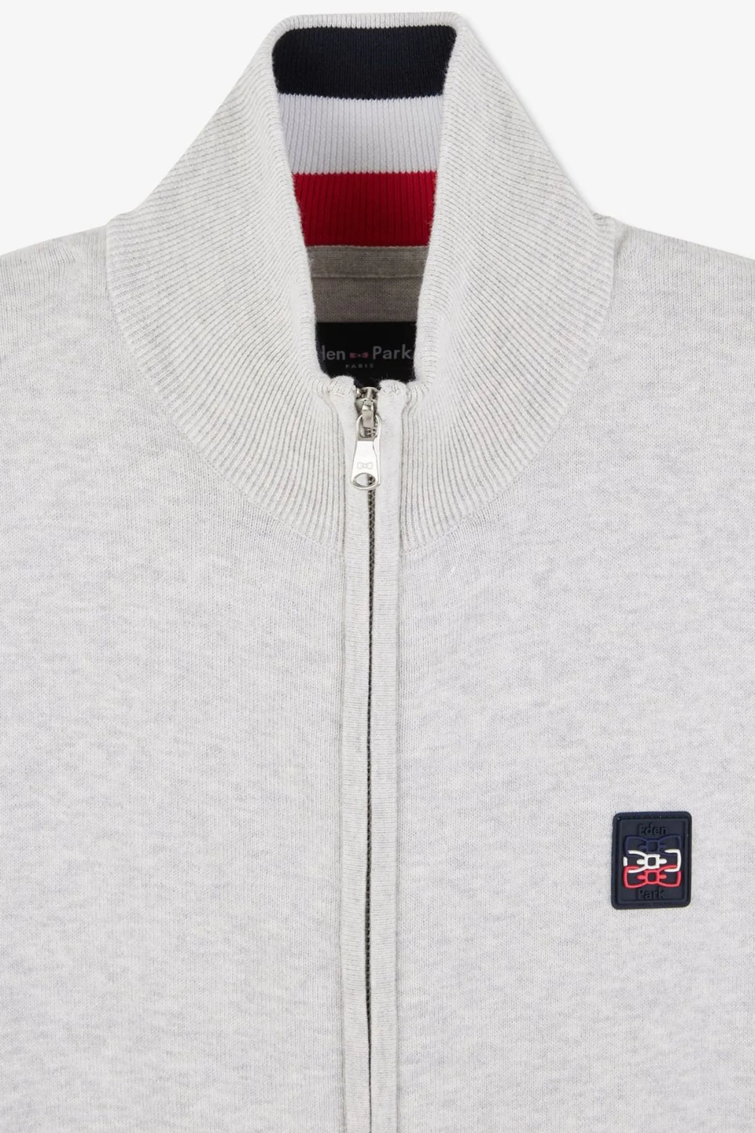 Hot Cardigan Zippe Gri En Coton Ebee Tricoore Homme Cardigans