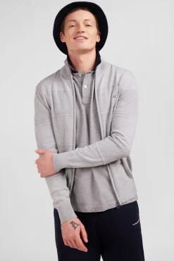 Online Cardigan Zippe Gri En Jeu De aie Homme Cardigans