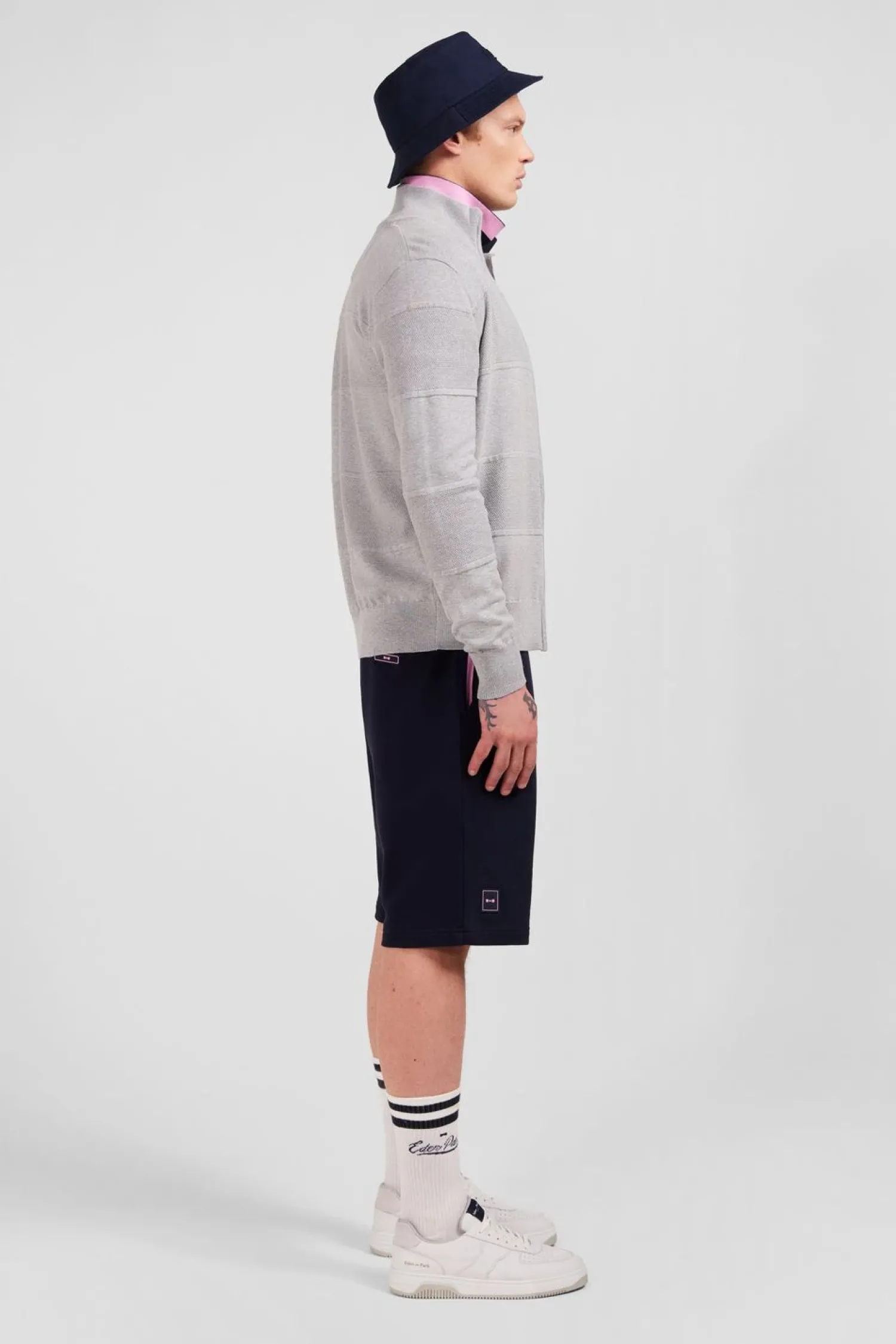 Online Cardigan Zippe Gri En Jeu De aie Homme Cardigans