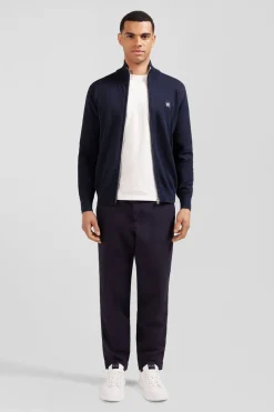 Discount Cardigan Zippe arine En Coton Ebee Tricoore Homme Cardigans