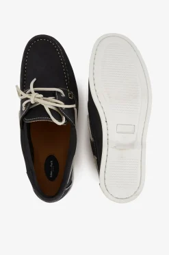 Hot Chaussures Bateau En Cuir Suede Marine Homme Mocassins