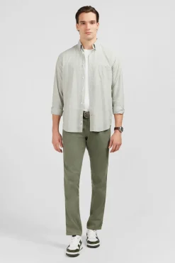 Best Cheie Beige Cair En Coton Dobby Homme Chemises