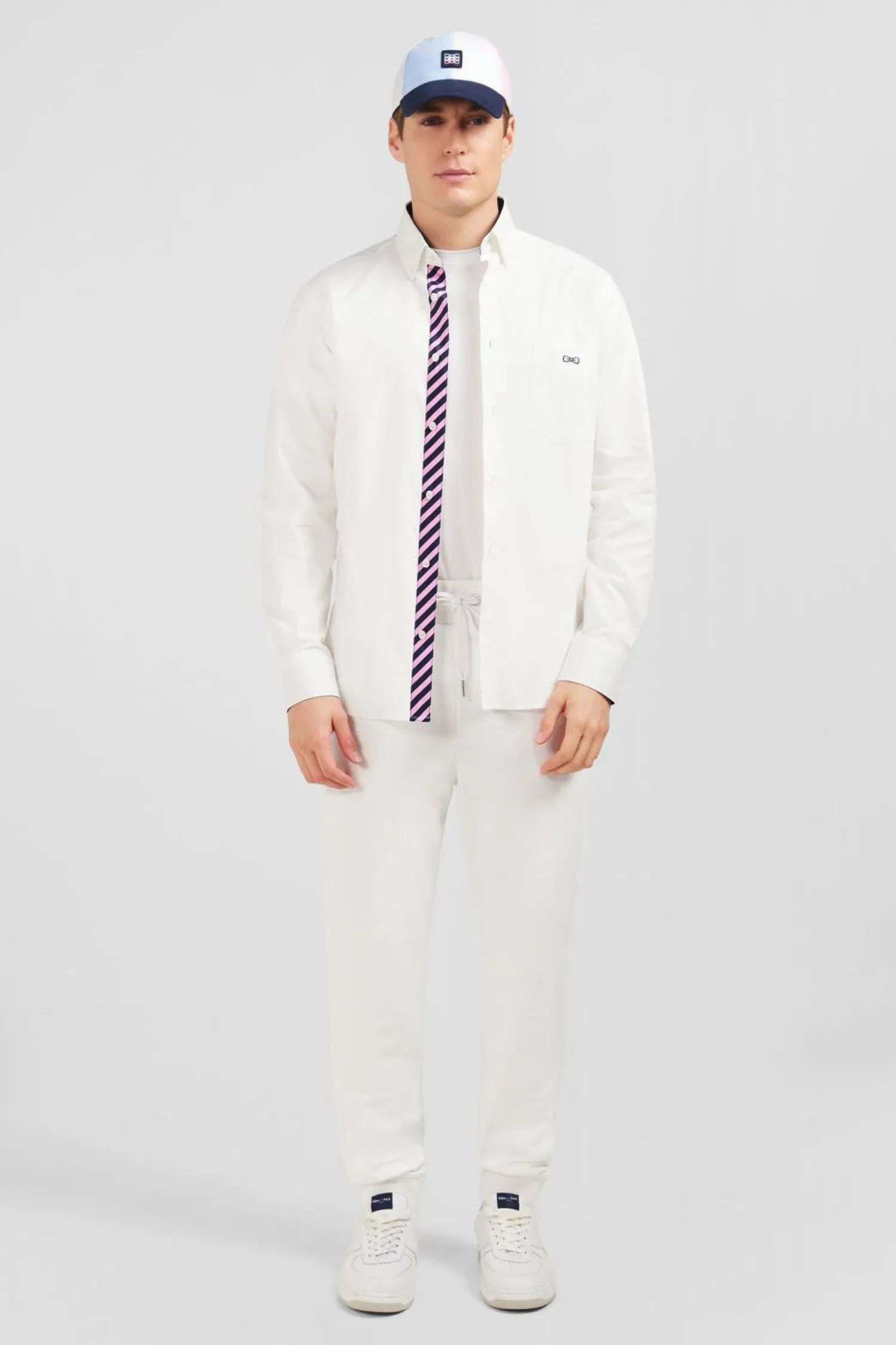 New Cheie Banche A Broderie Homme Chemises