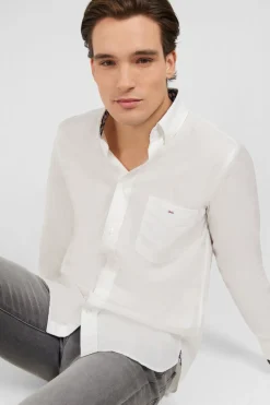 New Cheie Banche A Coudiere Feurie Homme Chemises