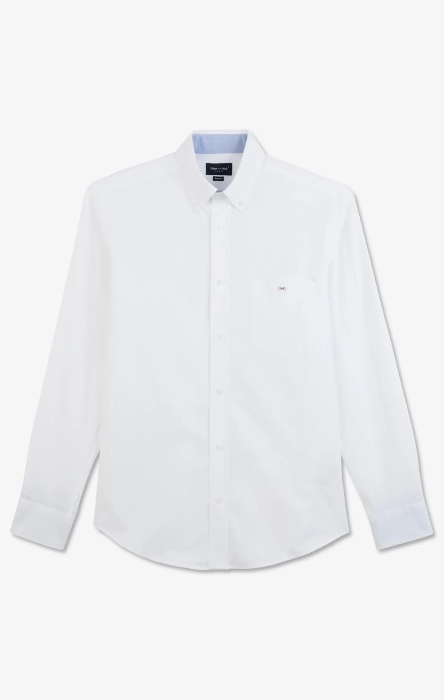 New Cheie Banche Unie En Coton Homme Chemises