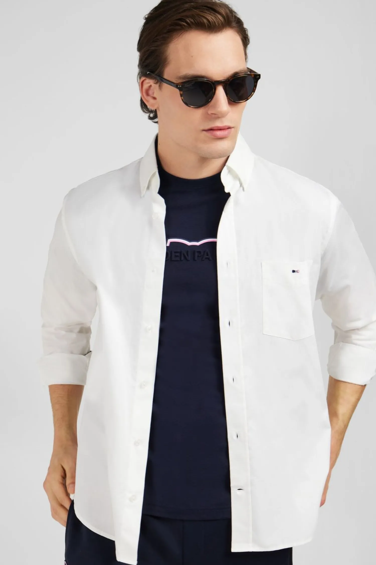 Discount Cheie Banche Xv De France Homme Chemises