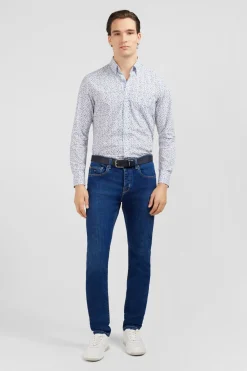 Outlet Cheie Beu Cair A icro otif Feuri Homme Chemises