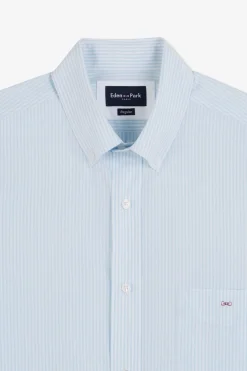 Clearance Cheie Beu Cair A Rayure Homme Chemises