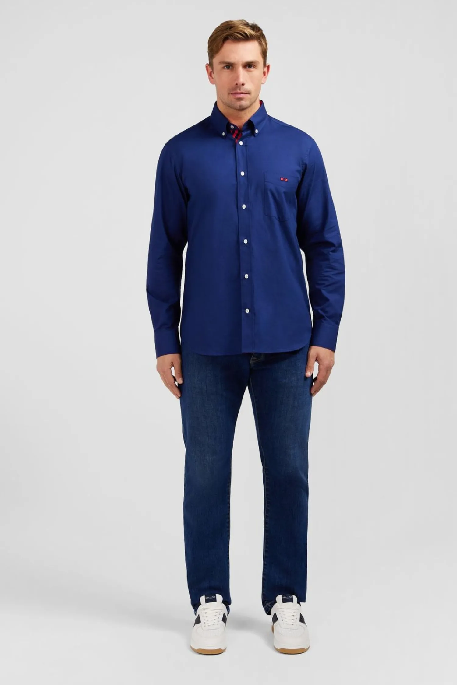 Outlet Cheie Beue A Broderie Homme Chemises