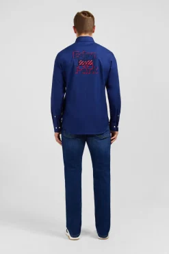 Outlet Cheie Beue A Broderie Homme Chemises