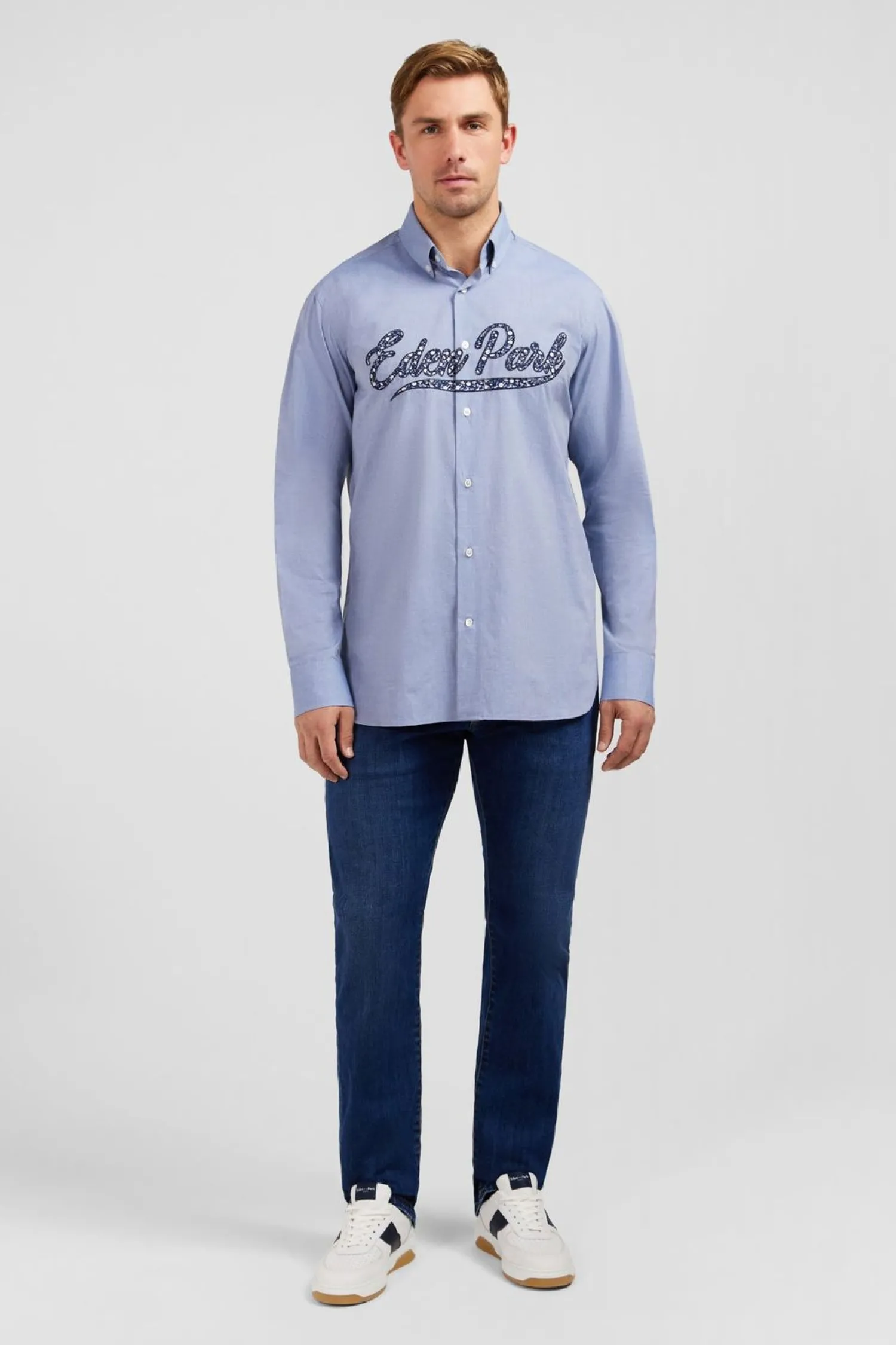 Sale Cheie Beue A Broderie Feurie Homme Chemises