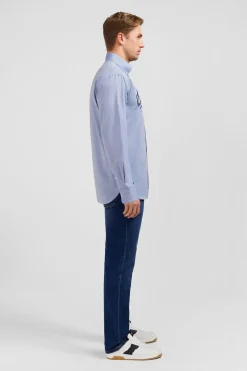 Sale Cheie Beue A Broderie Feurie Homme Chemises