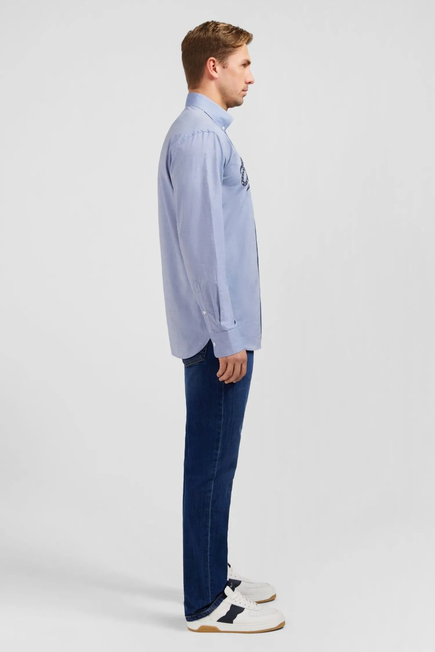 Sale Cheie Beue A Broderie Feurie Homme Chemises