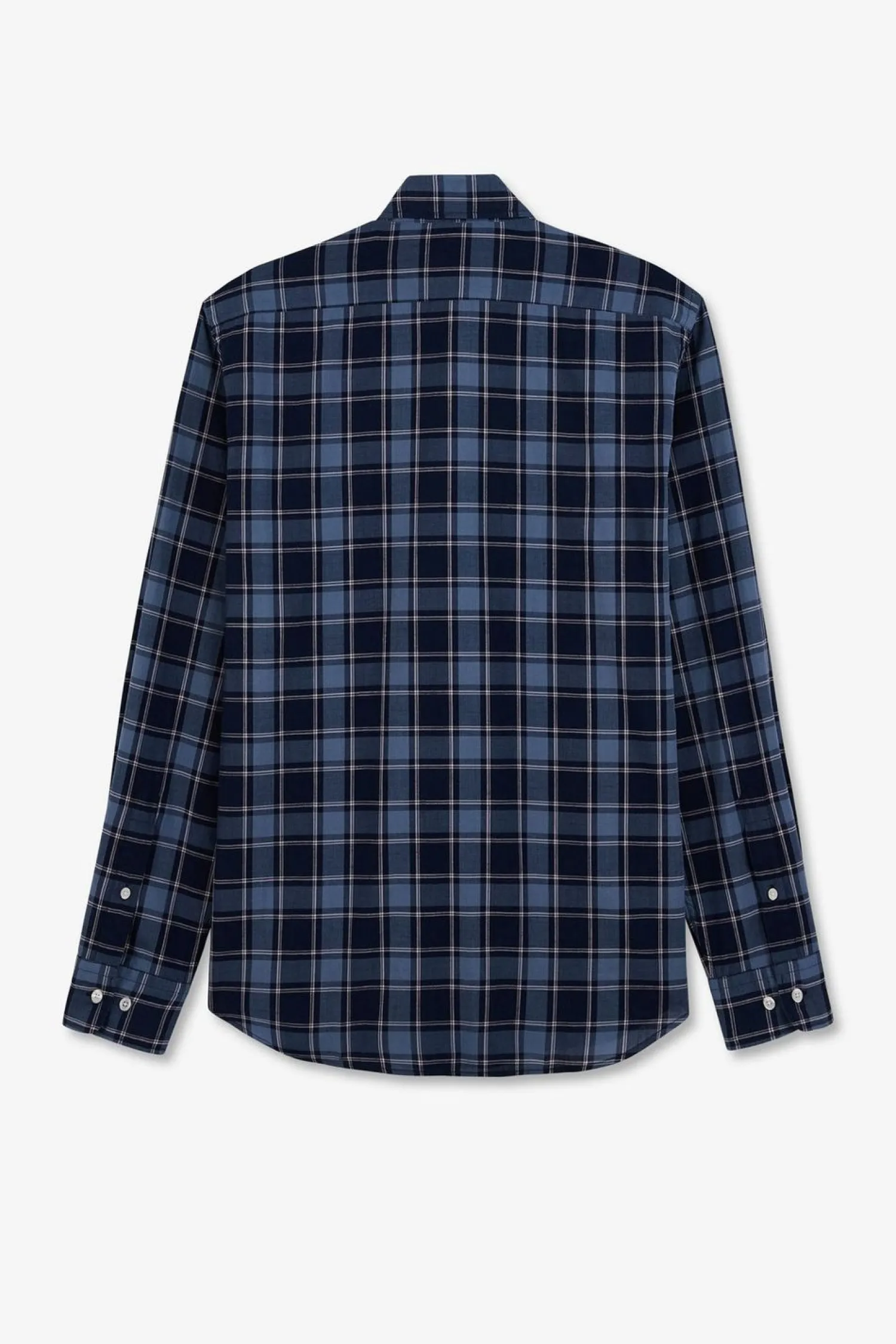 New Cheie Beue A Carreaux Homme Chemises