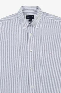 Hot Cheie Beue A Rayure Homme Chemises