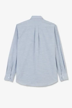 Discount Cheie Beue En Coton Dobby Homme Chemises