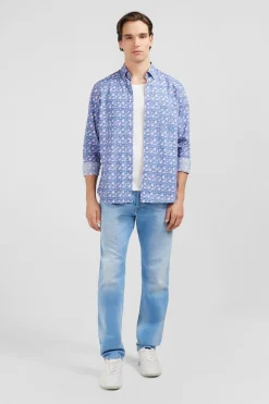 Clearance Cheie Beue Ipriee Excuif Feur Homme Chemises