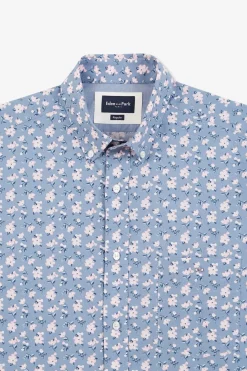 Clearance Cheie Beue Ipriee Excuif Feur Homme Chemises