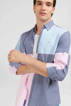 Hot Cheie Coorbock A Carreaux Homme Chemises