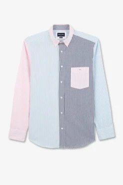 Online Cheie Coorbock A Rayure Homme Chemises