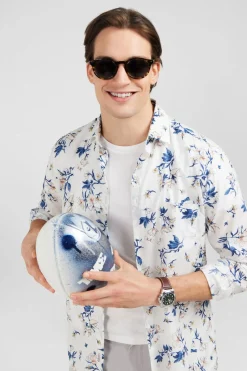 Discount Cheie En Coton Banc Ipriee Feur Homme Chemises