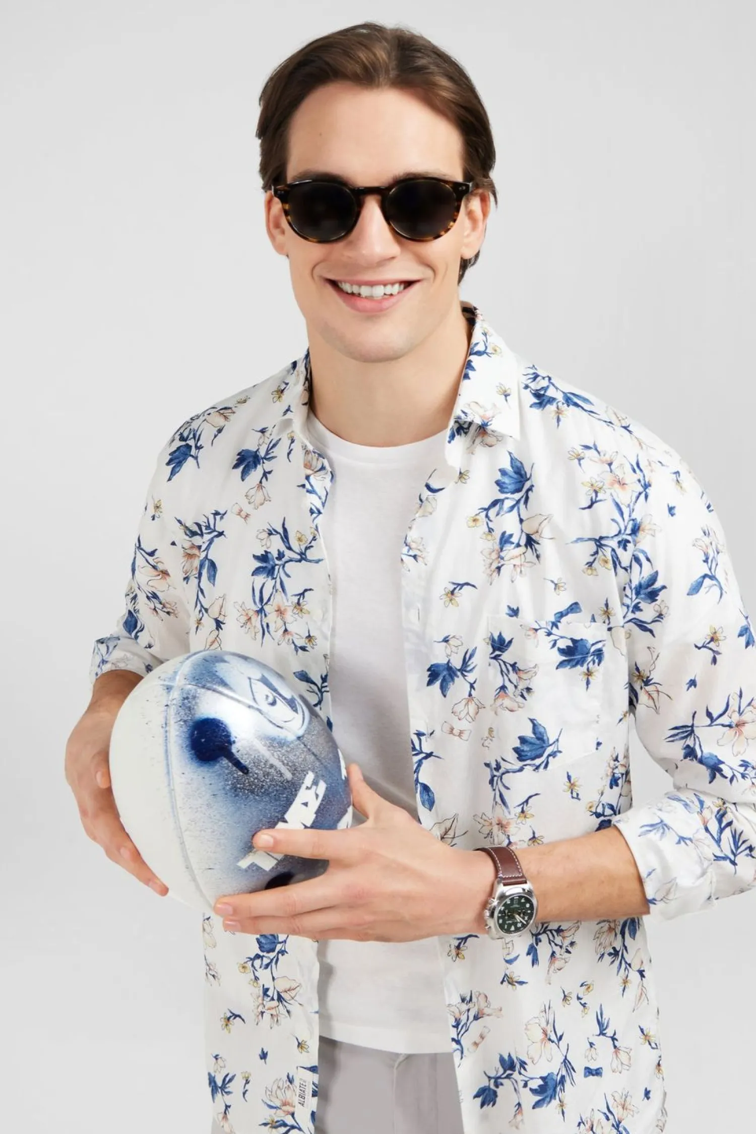 Discount Cheie En Coton Banc Ipriee Feur Homme Chemises
