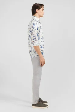 Discount Cheie En Coton Banc Ipriee Feur Homme Chemises